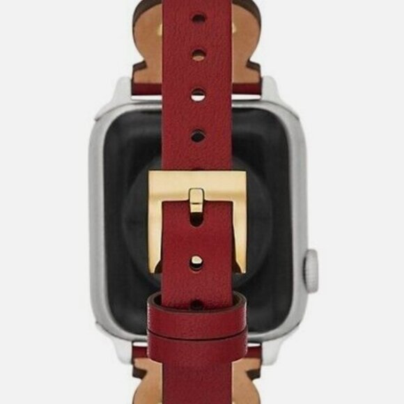 New! Tory Burch Apple Watch Band 38-40mm -Miller Collection, Leather - Picture 12 of 15